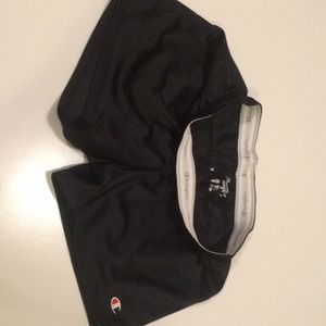 Black champion gym shorts